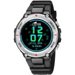 Montre - aciercaoutchouc noir - lotus - 50024 / 2