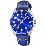 Montre - aciercuir bleu - lotus - 18861 / 1