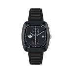 Montre - adidas originals - aosy24533 - noir plastique - rsistante  leau 5 bar - vintage