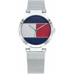 Montre analogique � quartz pour femme - tommy hilfiger - bracelet en acier inoxydable - 39 mm - gris ...