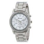 Montre - bracelet pour femme argent / diamant