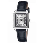 Montre femme - ltp - b150l - 7b1ef - acier inoxydable - cuir noir - �tanch�it� 3 atm - analogique