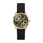 Montre - guess - gw0755l3 - silicone doré - cadran acier inoxydable - Étanchéité 3 atm Montre - guess - gw0755l3 - silicone doré - cadran acier inoxydable - Étanchéité 3 atm