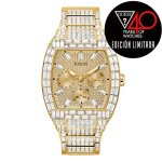 Montre - bracelet guess gw0816g2 acier inoxydable plaqu or dor