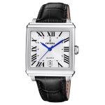 Montre bracelet homme - marque - f20681 / 1 - acier inoxydable - cuir - tanchit 5 bars