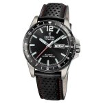 Montre - homme - f20699 / 4 - titane - cuir - Étanchéité 10 bars Montre - homme - f20699 / 4 - titane - cuir - Étanchéité 10 bars