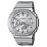 Montre - gm - 2110d - 7aer - acier inoxydable - double affichage - 20 bars tanche