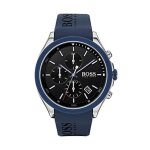 Montre bracelet homme hugo boss yfqp7 quartz analogique avec bracelet en silicone 1513717 - noir Montre bracelet homme hugo boss yfqp7 quartz analogique avec bracelet en silicone 1513717 - noir