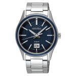 Montre - sur559p1 - homme - acier inoxydable - cadran bleu - tanchit 10 bars