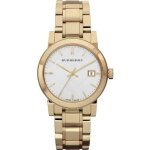 Montre bracelet tf20d burberry watch tone gold swiss bracelet en acier inoxydable 34mm bu9103 femmes