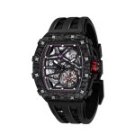 Montre bracelet tsar bomba tb8209cf01 - automatique carbone fkm noir