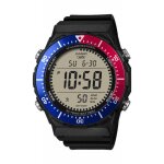 Montre - casio - ae - 1700h - homme - noir / bleu - quartz - digital