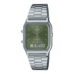 Montre - casio - aq - 230a - 3amqy - vintage - tanche - acier inoxydable
