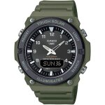 Montre - casio - aq - s820w - homme - vert - solaire - ana - digital