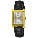 Montre casio - femmes - ltp - 1234pgl - 7a2ef - cuir noir - etanche 3 atm