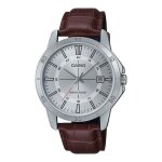 Montre - casio - mtp - v004l - 7c - cuir marron - quartz - Étanchéité 5 atm Montre - casio - mtp - v004l - 7c - cuir marron - quartz - Étanchéité 5 atm
