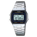 Montre casio vintage iconic mixte argent et noir Montre casio vintage iconic mixte argent et noir