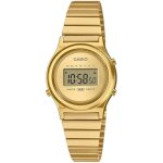 Montre casio vintage la700weg - 9aef - femme - acier dor - tanche - mouvement quartz