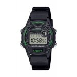 Montre - casio - w - 220h - mixte - noir / vert - quartz - digital