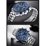 Montres chronographe mouvement � quartz montre de sport mode montres bracelet 30m �tanche