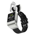 Montre connecté sport + tws ecouteur band récompense cardiaque remise en forme - argent Montre connecté sport + tws ecouteur band récompense cardiaque remise en forme - argent