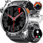 Montre connect�e 185 hd ips �cran tactile avec lampe de poche / ip68 montre intelnte waterproof / 730mah ...