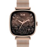 Montre connect�e carr�e pour femme - debsy - ice smart 2. 0 - 178 pouces amoled - or rose - acier inoxydable ...