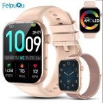 Montre connectée femme 1. 96amoled smartwatch appel bluetooth ip68 Étanche montre intelligente fonction ... Montre connectée femme 1. 96amoled smartwatch appel bluetooth ip68 Étanche montre intelligente fonction ...