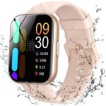 Montre connecte femme avec 5atm tanche montre sport pour natation 18 hd smartwatch avec 100 + sportifs ...