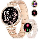 Montre connect�e femme avec appel bluetooth 1. 19 amoled diamond smartwatch ip68 avec fonction f�minine ...