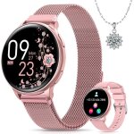 Montre connecte femme avec appel bluetooth 1. 27 smartwatch avec frquence cardiaque moniteur de sommeil ...