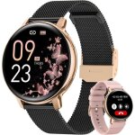Montre connect�e femme avec appel bluetooth 1. 39 hd smartwatch sant� au f�minin 120 + modes sportifs ...