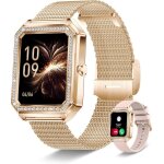 Montre connecte femme avec appel bluetooth 1. 59 diamond smartwatch etanche avec fonction fminine / ...