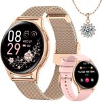 Montre connecte femme avec appel bluetooth 127smartwatch femme avec ip68 fonction fminine / 24h frquence ...
