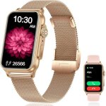 Montre connect�e femme avec appels bluetooth157hd �cran smartwatchavec podometre cardiofr�quencem�tre ...