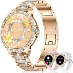 Montre connect�e femme avec appel diamond 1. 32 hd montre conecter android femme fonction f�minine fr�quence ...