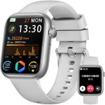 Montre connect�e femme homme 1. 83 smartwatch avec appel bluetooth tensiom�tre / fr�quence cardiaque ...