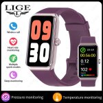 Montre connecte femme sport 1. 47 hd bracelet fitness thermomtre moniteur sant tanche compatible ...