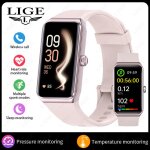 Montre connecte femme sport 1. 47 hd thermomtre moniteur sant tanche fitness bracelet compatible ...