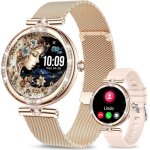 Montre connecte femme suivi sant 100 + modes sport 7j cran saphir 200 + cadrans smartwatch android ...