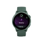Montre connecte garmin vvoactive 6 lunette metallic jasper green avec botier vert sapin