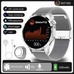 Montre connecte gt4 pro 2025 homme nfc appels bt cardio gps amoled 360 * 360 ip68 waterproof design ...