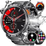 Montre connecte homme185hd ips grand cran730mah batterie montre connecte sport120 + modes sportifsip68 ...
