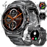 Montre connect�e homme avec 3atm �tanche143 amoled militaire smartwatch avec avec appel 123 + sportifs ...