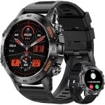 Montre connecte homme avec appel bluetooth pour android ios 400 mah sport smartwatch homme 2 bracelets ...