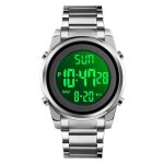Montre connecte pour homme double fuseau horaire affichage date / semaine alarme clairage led tanche ...