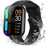 Montre connecte homme femme avec 5atm tanche sport montre pour natation 18 hd smartwatch avec 100 + ...
