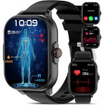 Montre connecte homme femme avec ecg + hrv2. 01smartwatch avec 24h frquence cardiaquepression artriellemoni ...
