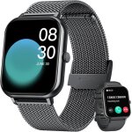 Montre connecte homme fitness smartwatch: 1. 83 full cran watch avec appel bluetooth 100 + sport mod ...