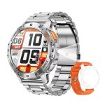 Montre connect�e homme avec lampe de poche led 143? amoled smartwatch homme appel bluetooth pour android ...
